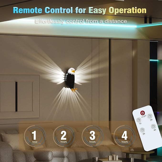 EagleGlow™ 3D LED Wall Light