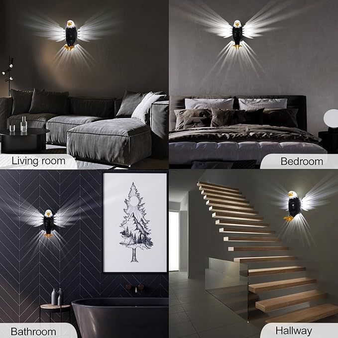 EagleGlow™ 3D LED Wall Light