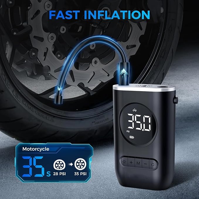 AirPro™ – Portable Digital Tire Inflator Air Pump