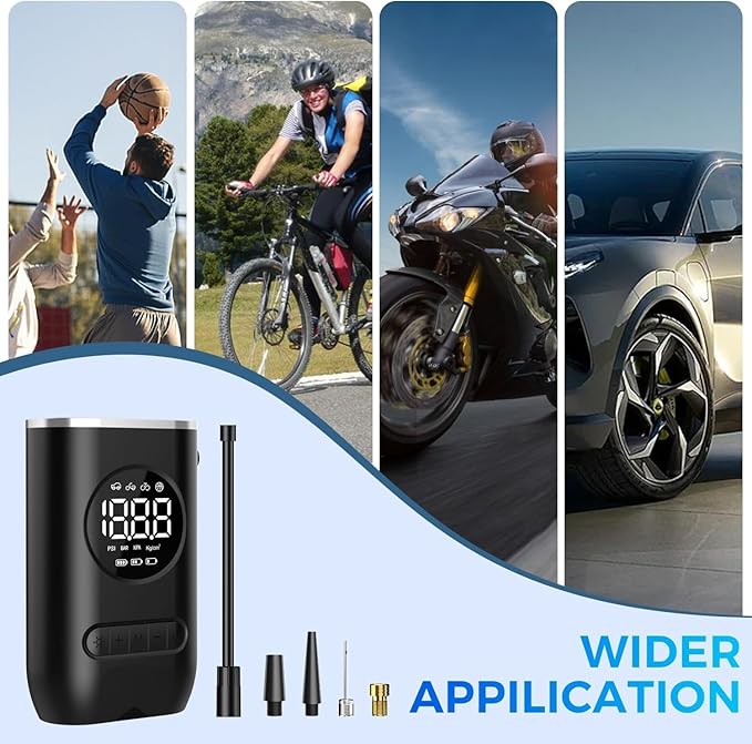 AirPro™ – Portable Digital Tire Inflator Air Pump