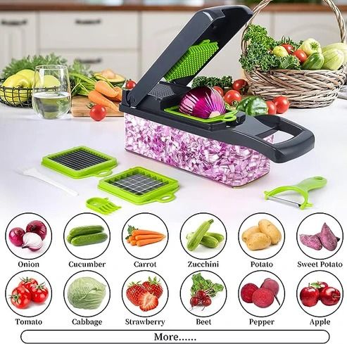 SlicePro™ 8-in-1 Vegetable Cutter, Chopper & Slicer
